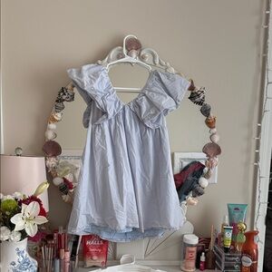 Adorable Light Blue Kids Dress